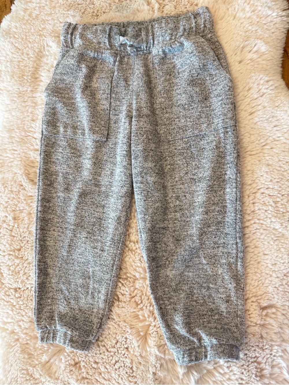 Oshkosh Bgosh Heathered Gray Kids Cozy Jogger Pants 3T